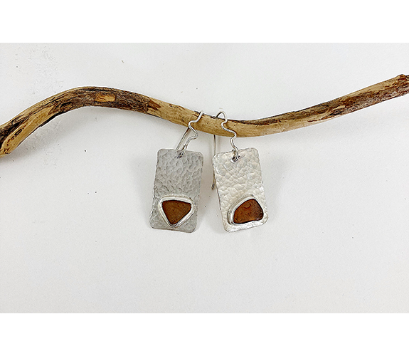 "Washington Sea Glass" earrings - Andi Clarke